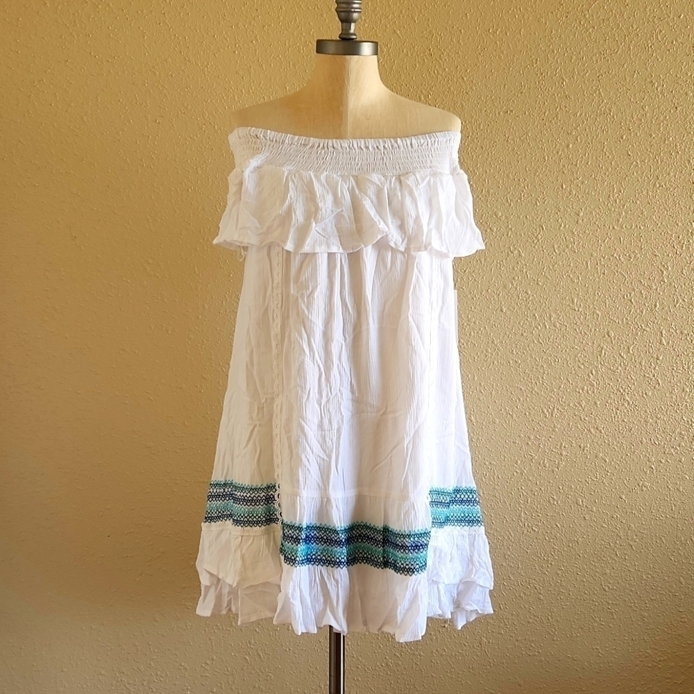 𝅺boho White Dress